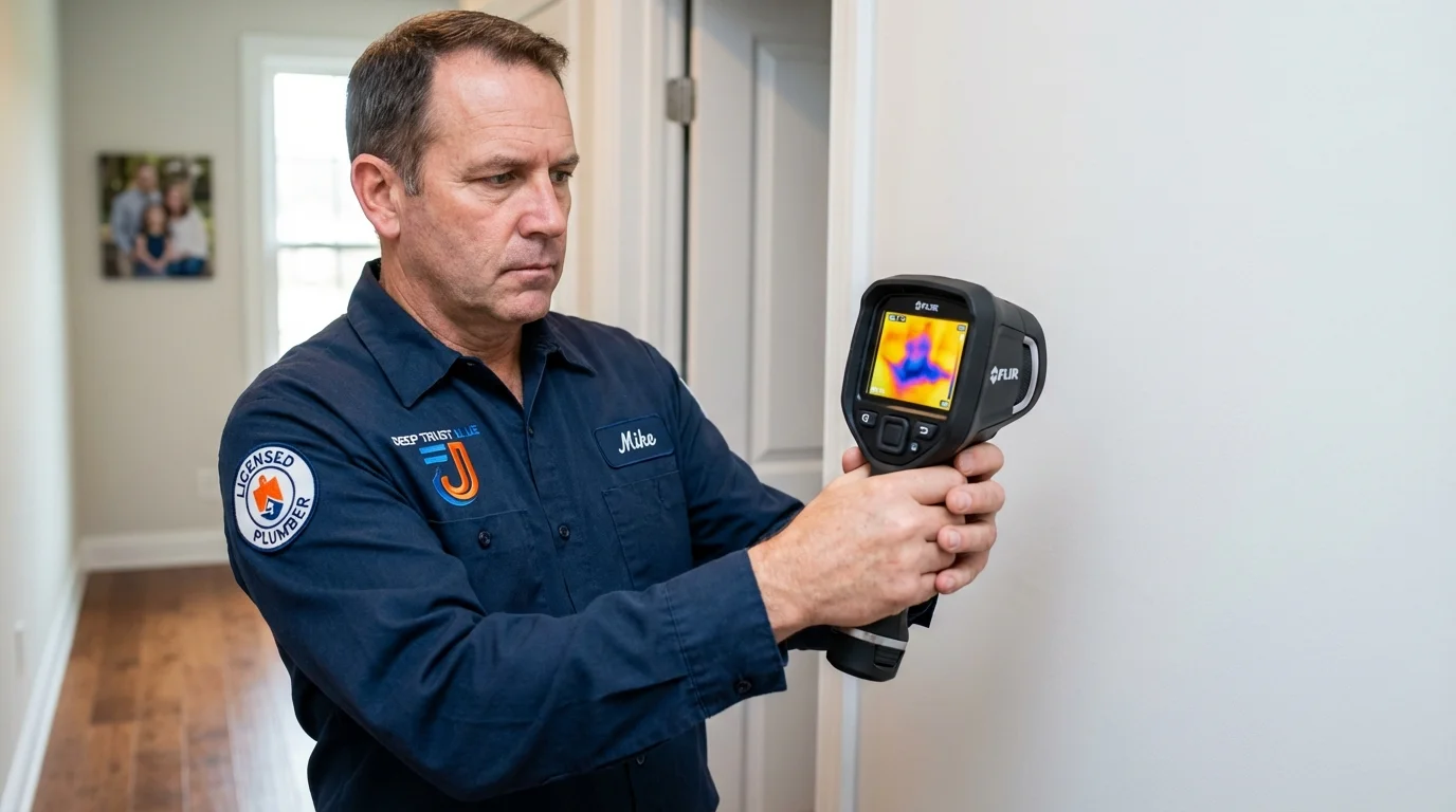 Thermal imaging leak detection by Johns Plumbing LLC in Tavares